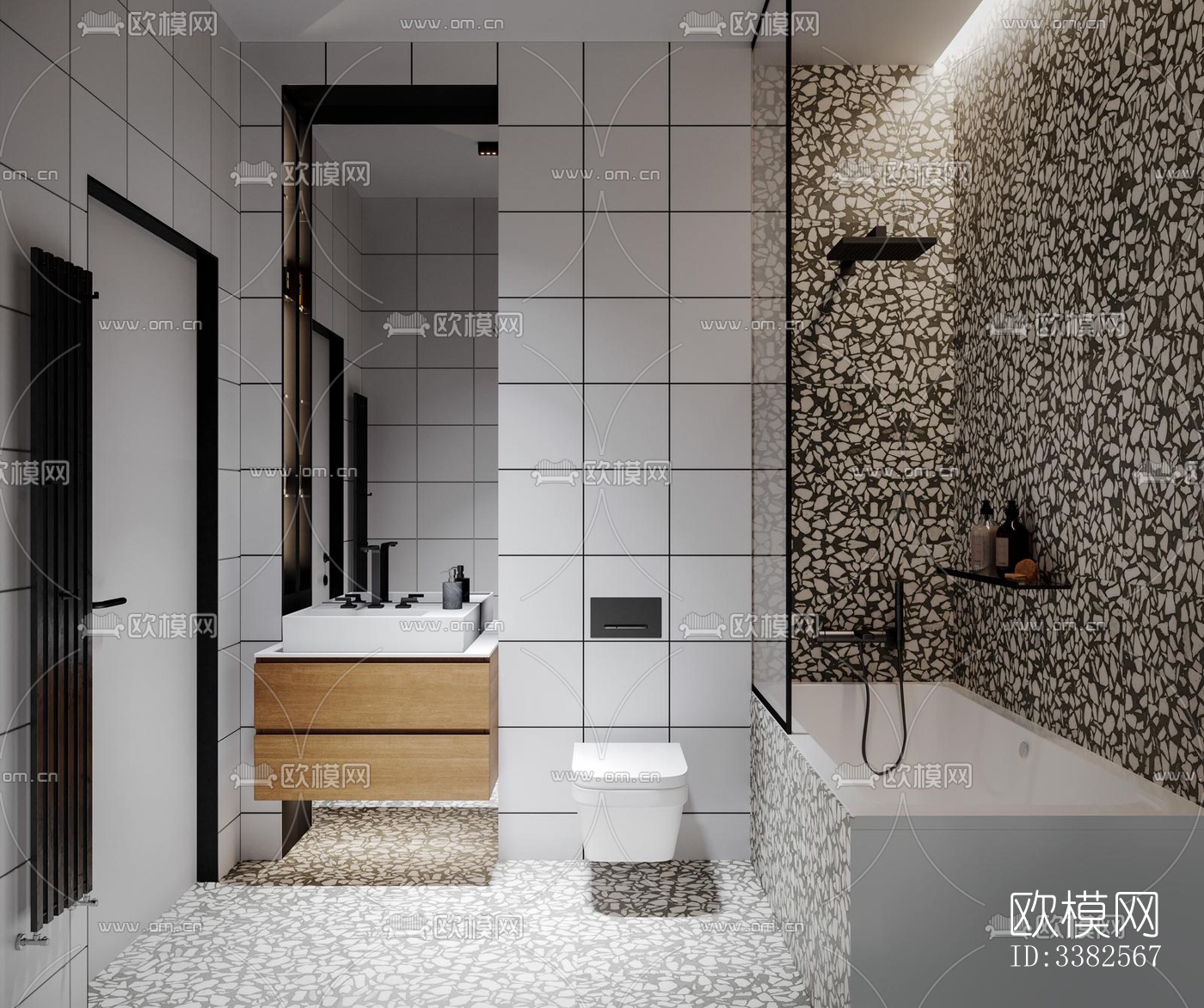 现代别墅效果图下载（渲染图14）