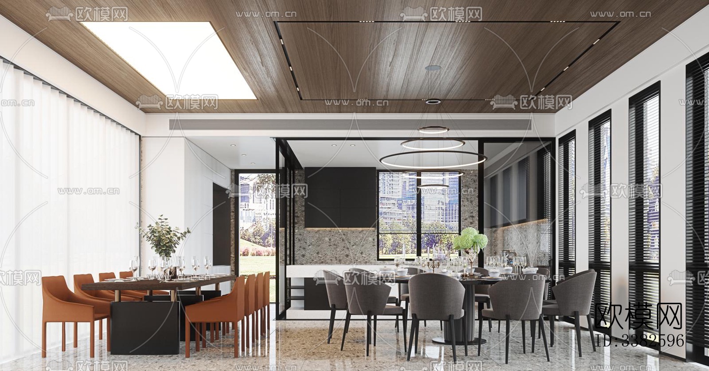 现代别墅效果图下载（渲染图1）