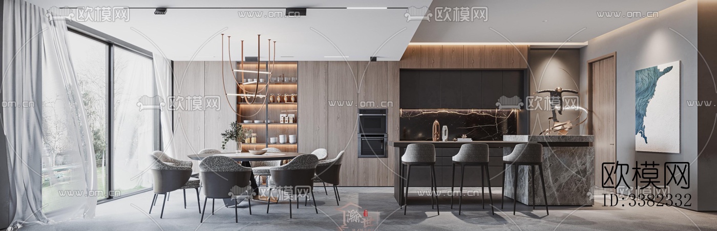 现代别墅效果图下载（渲染图3）