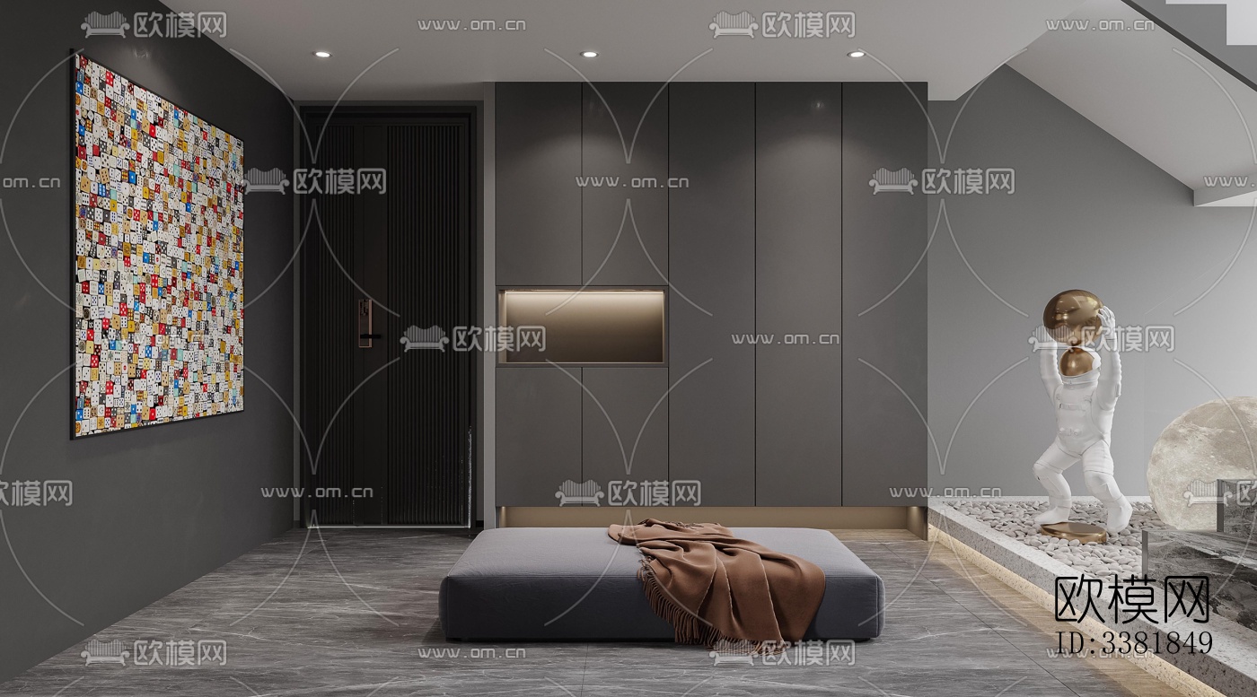 现代别墅效果图下载（渲染图8）