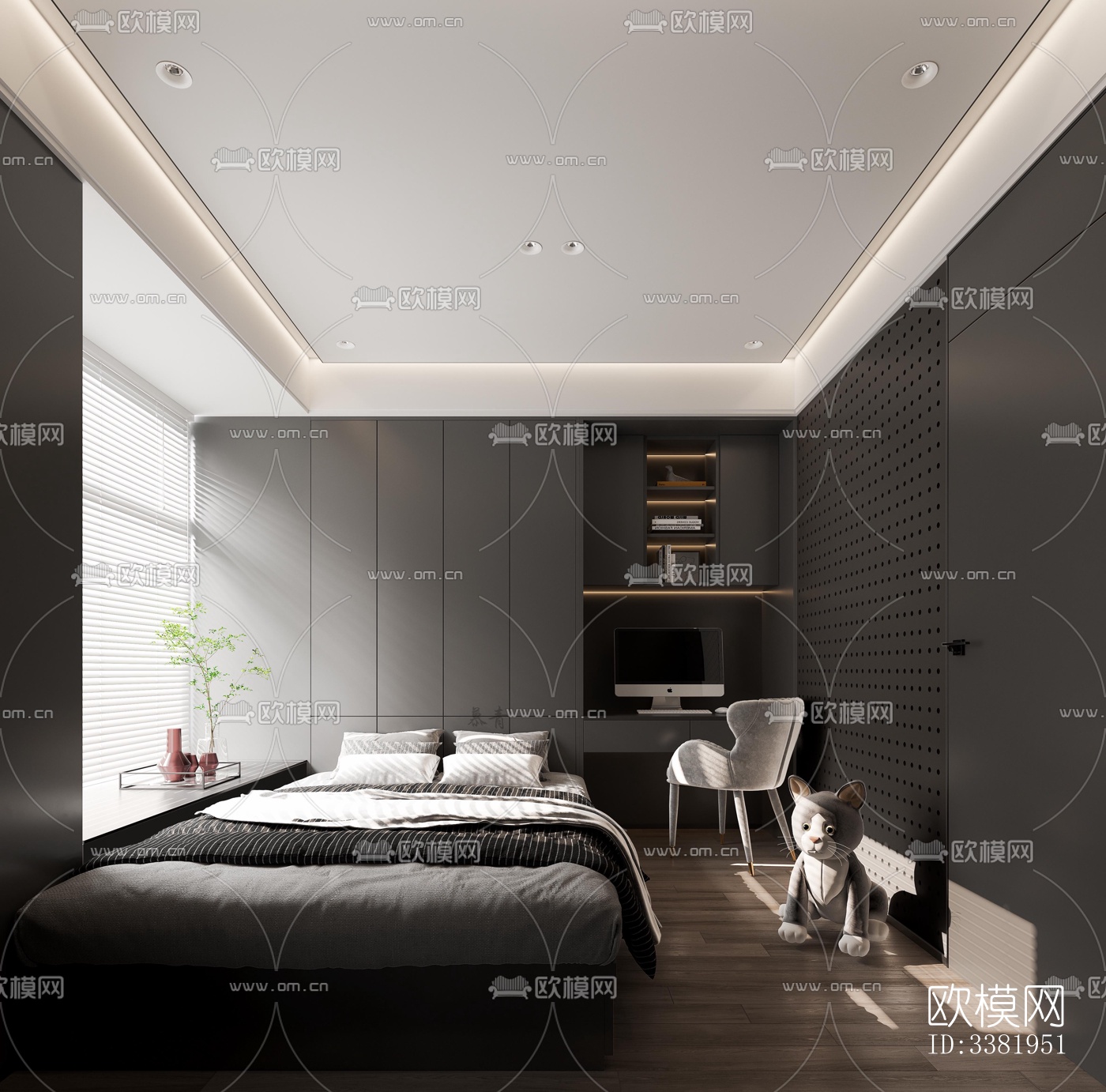 现代别墅效果图下载（渲染图9）