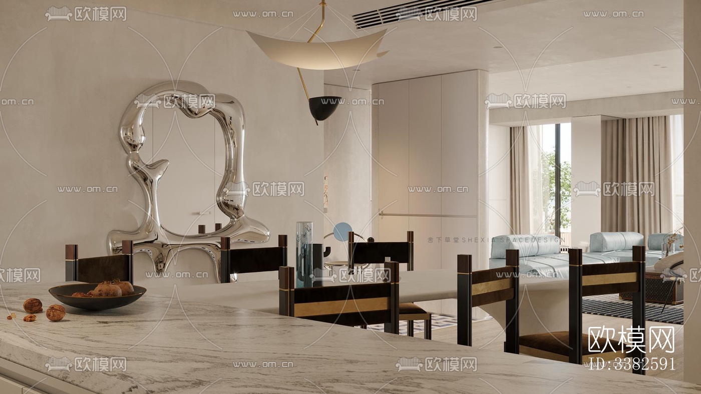 现代别墅效果图下载（渲染图17）