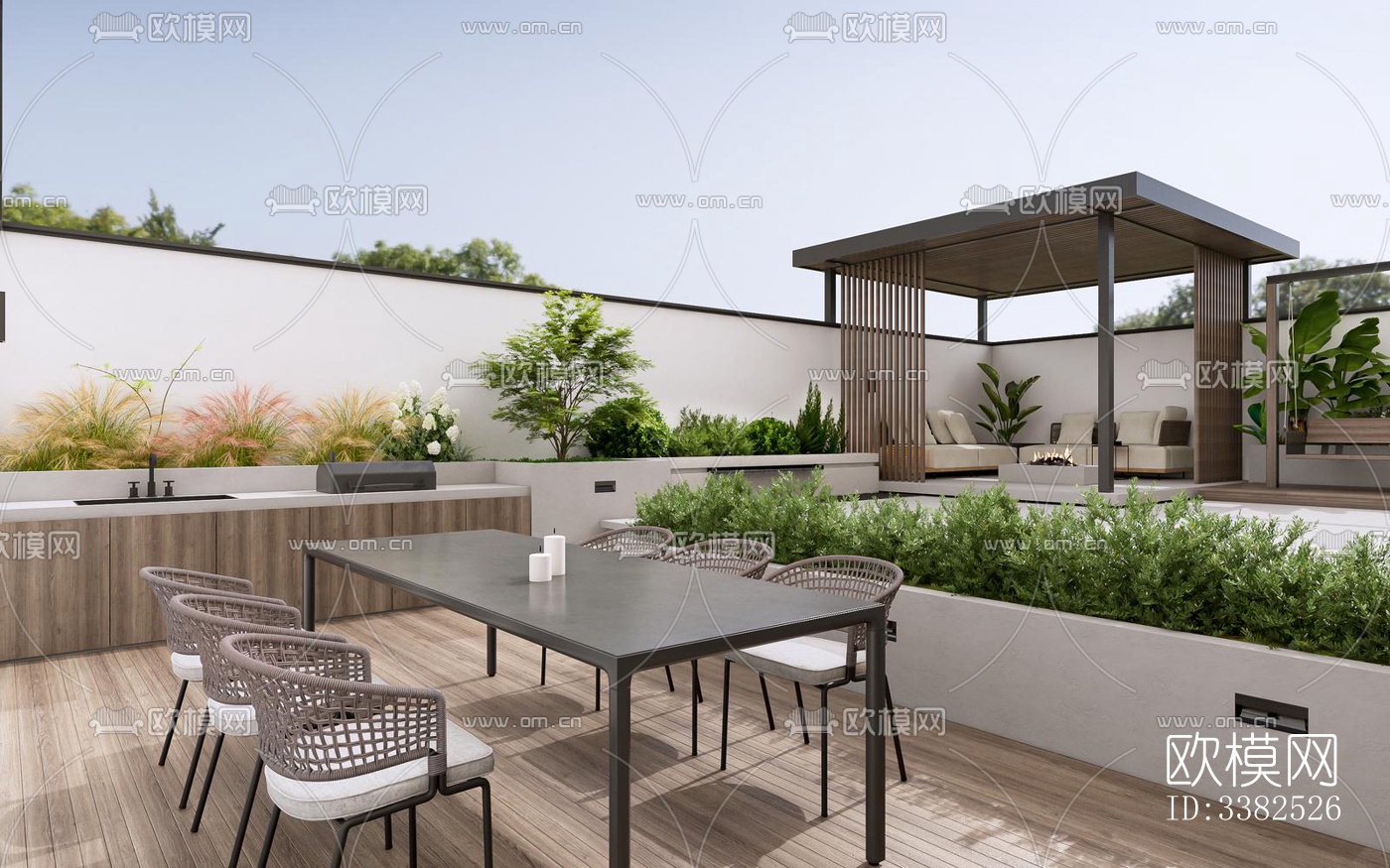 现代别墅效果图下载（渲染图5）