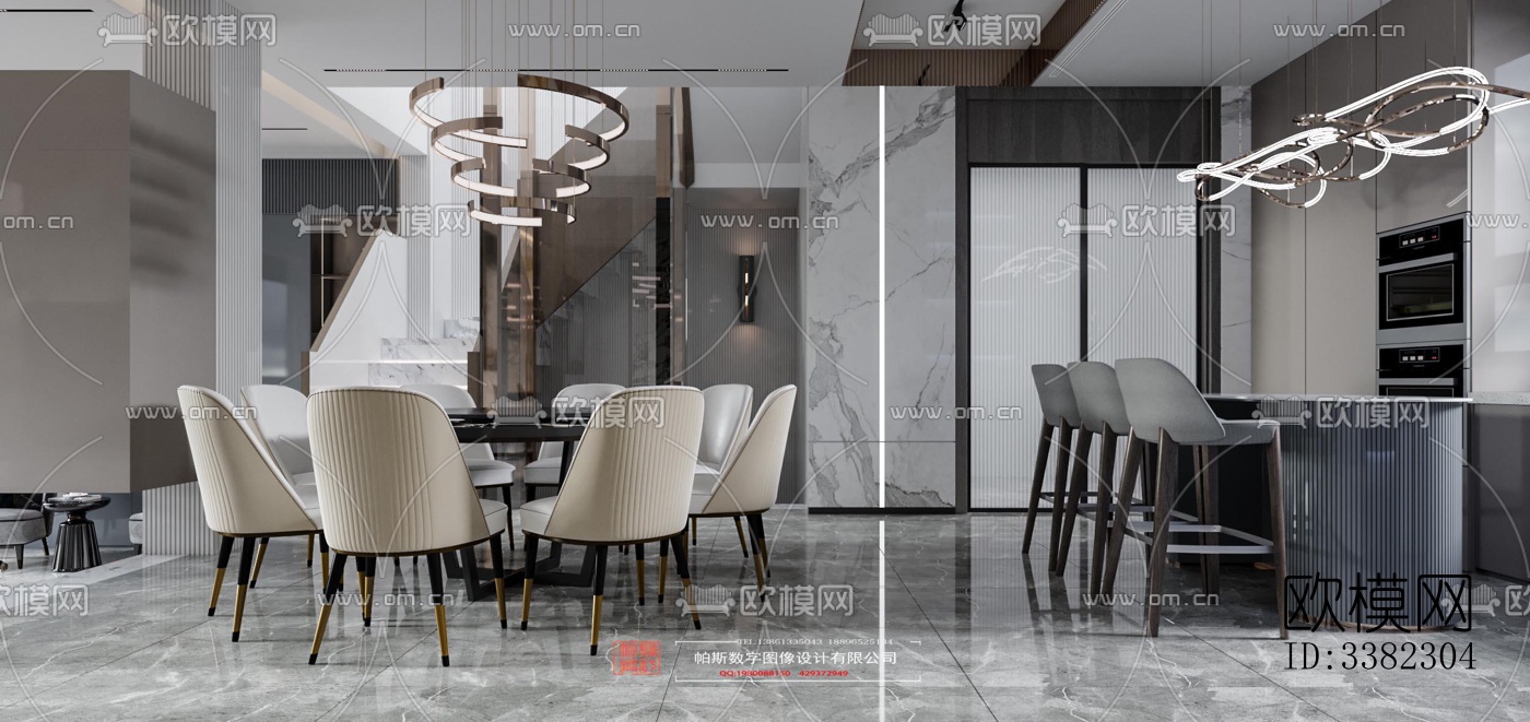 现代别墅效果图下载（渲染图3）