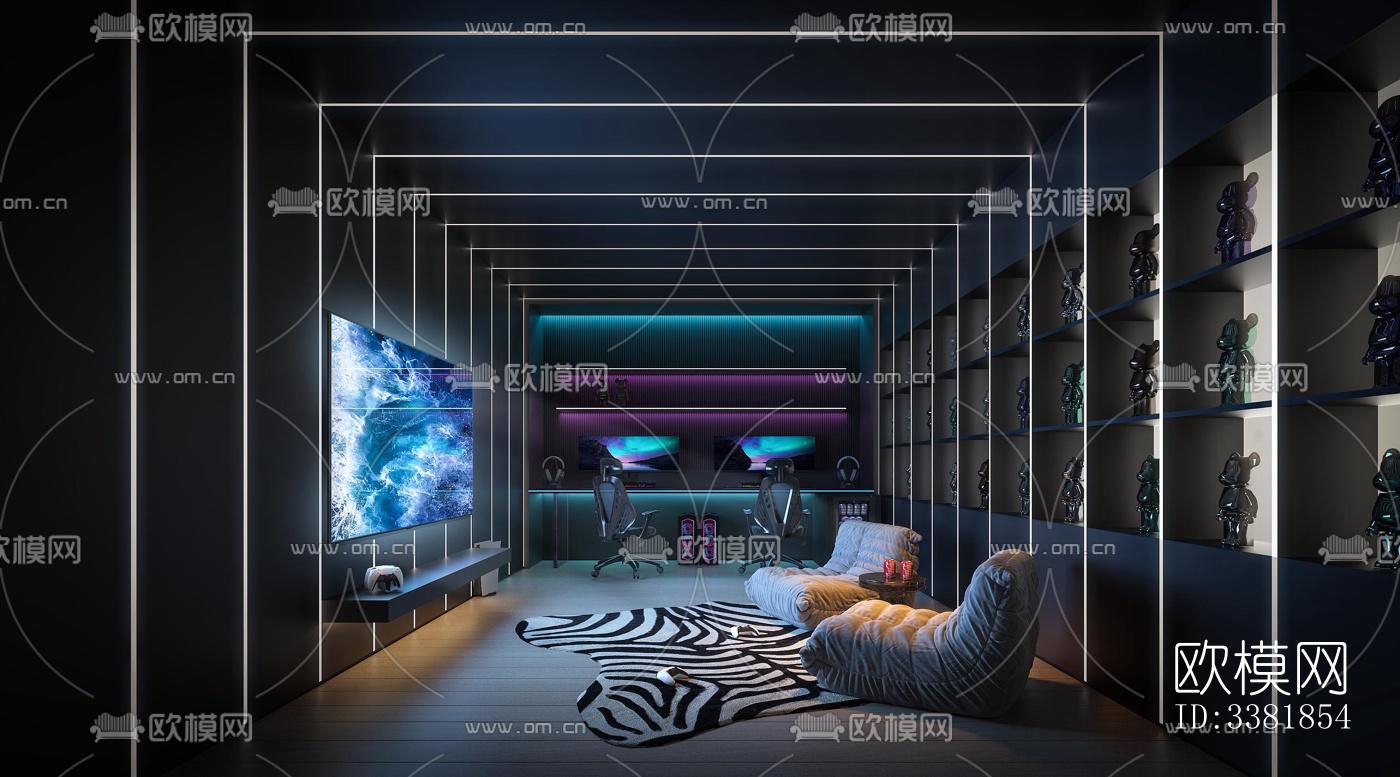 现代别墅效果图下载（渲染图7）