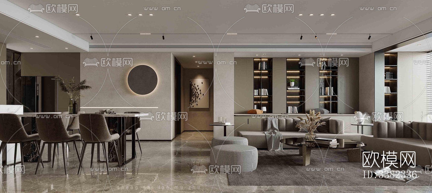 现代别墅效果图下载（渲染图7）