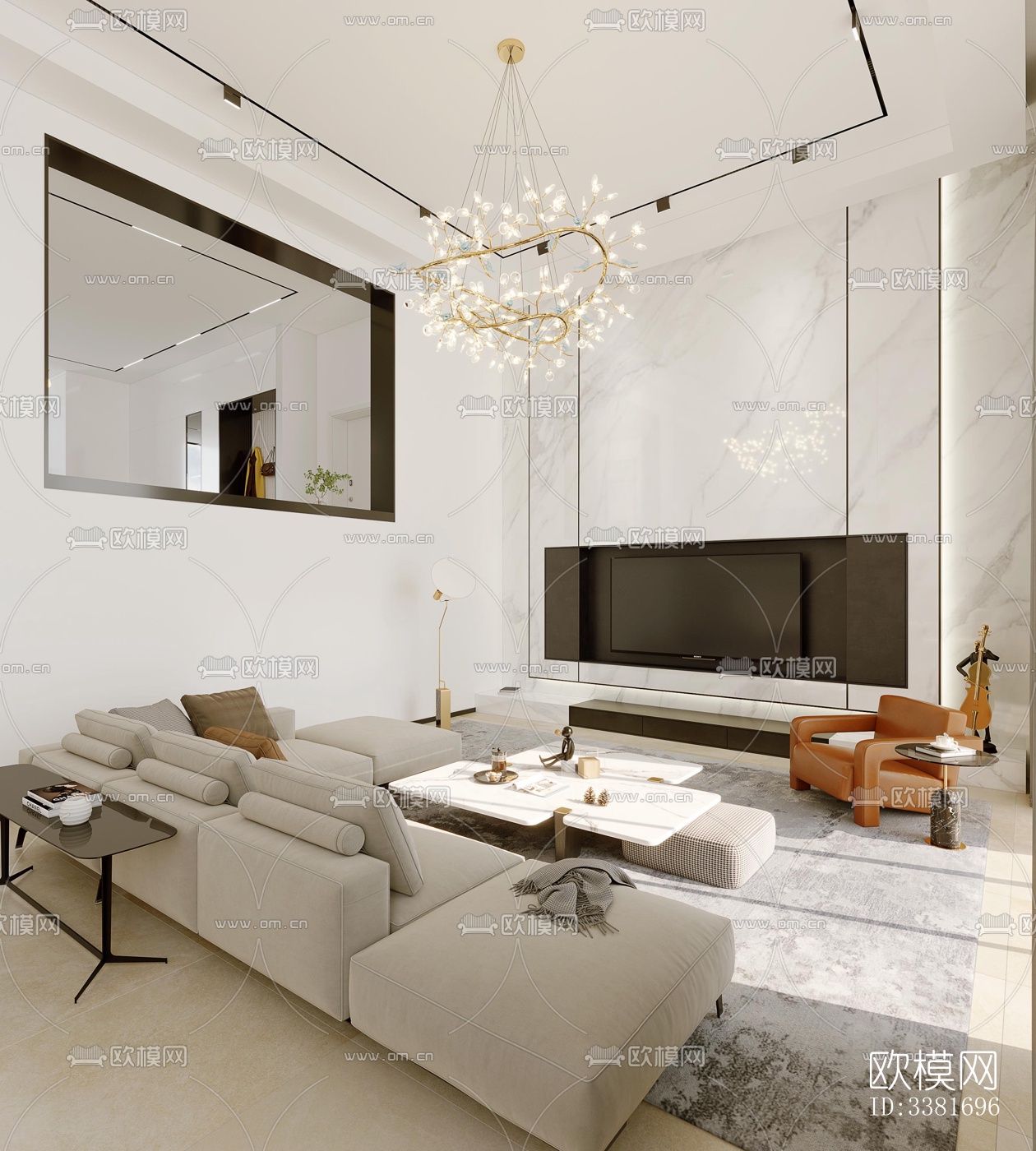 现代别墅效果图下载（渲染图11）