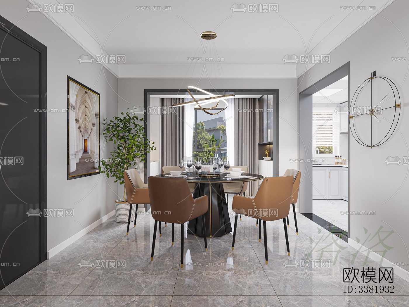 现代别墅效果图下载（渲染图7）