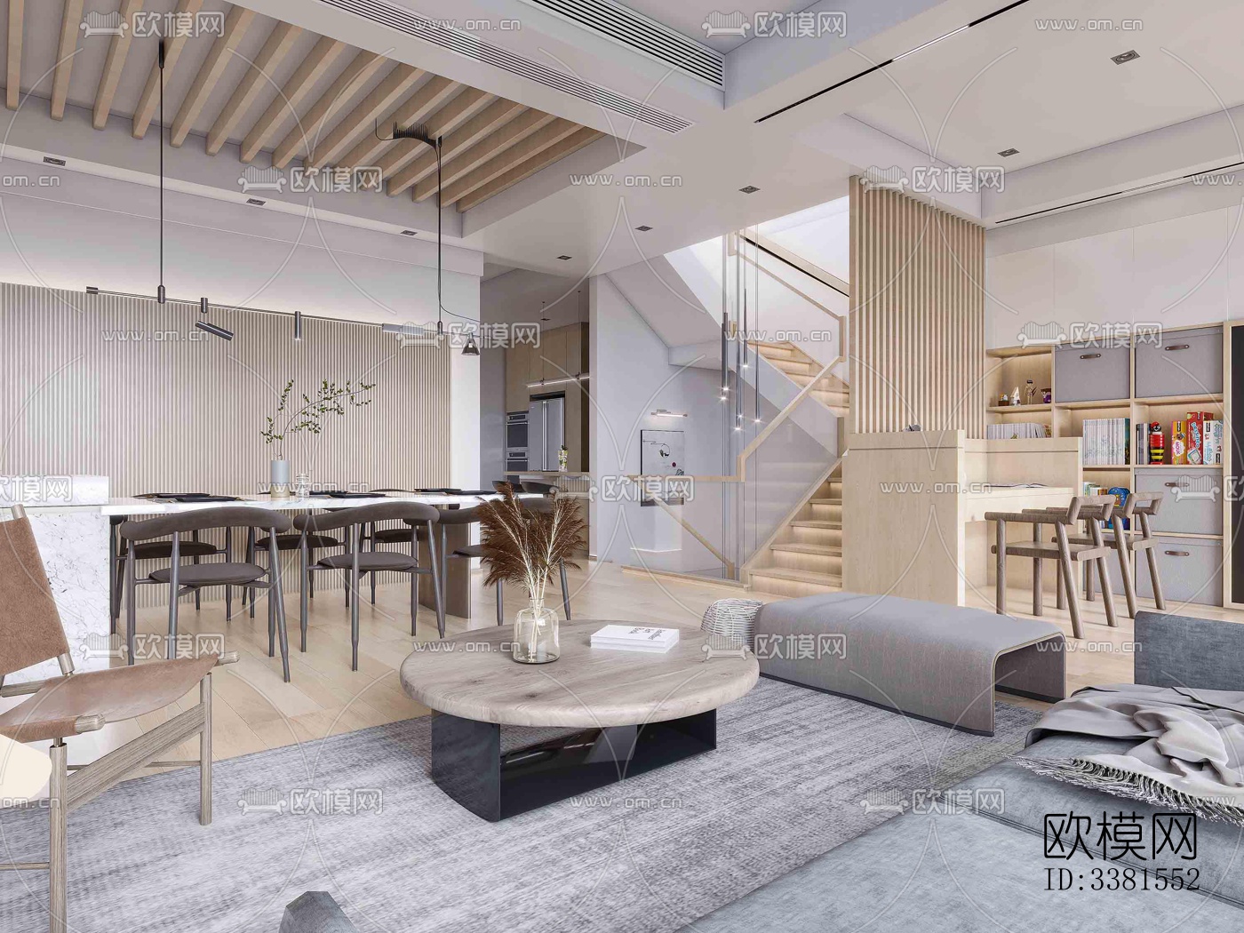 现代别墅效果图下载（渲染图6）