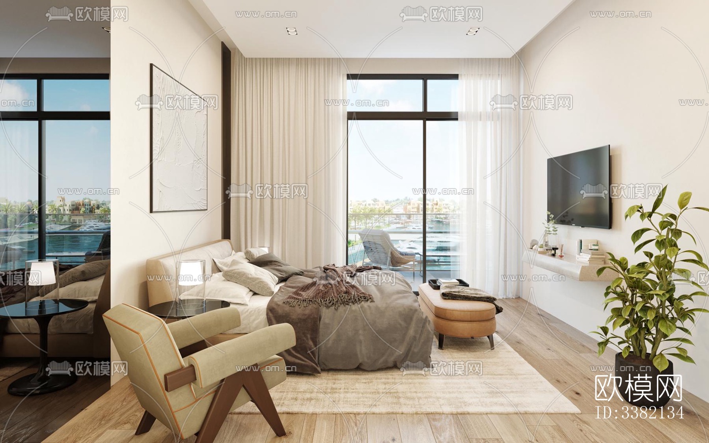 现代别墅效果图下载（渲染图6）