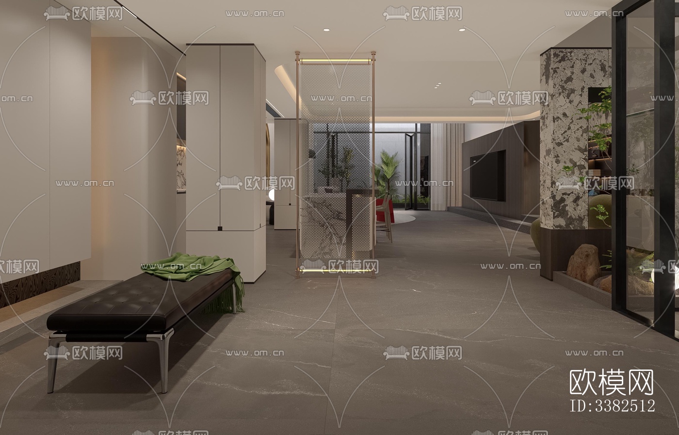 现代别墅效果图下载（渲染图7）