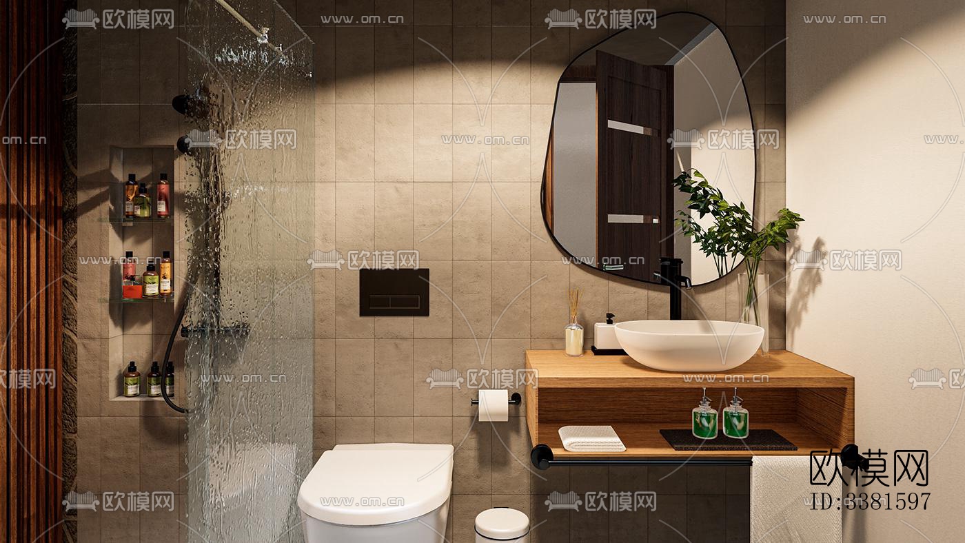 现代别墅效果图下载（渲染图14）