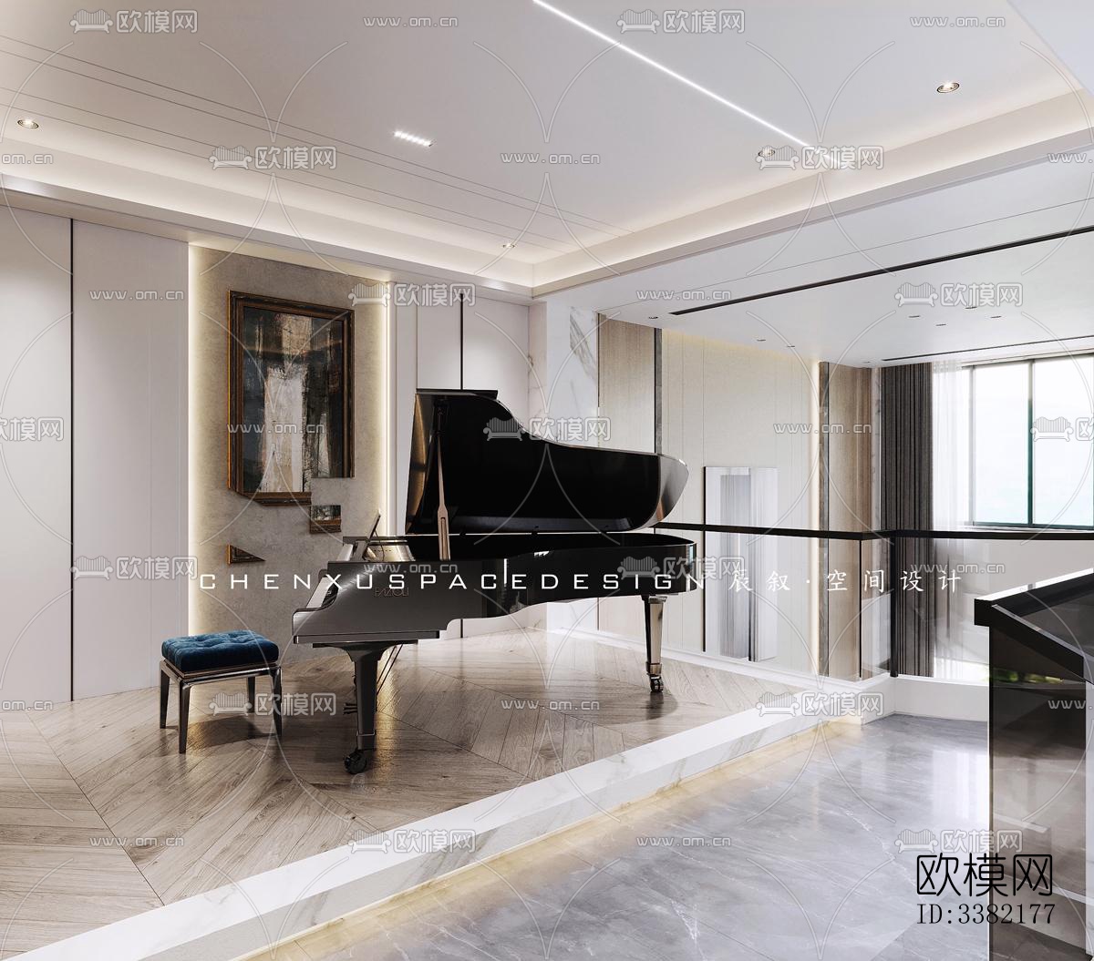 现代别墅效果图下载（渲染图11）