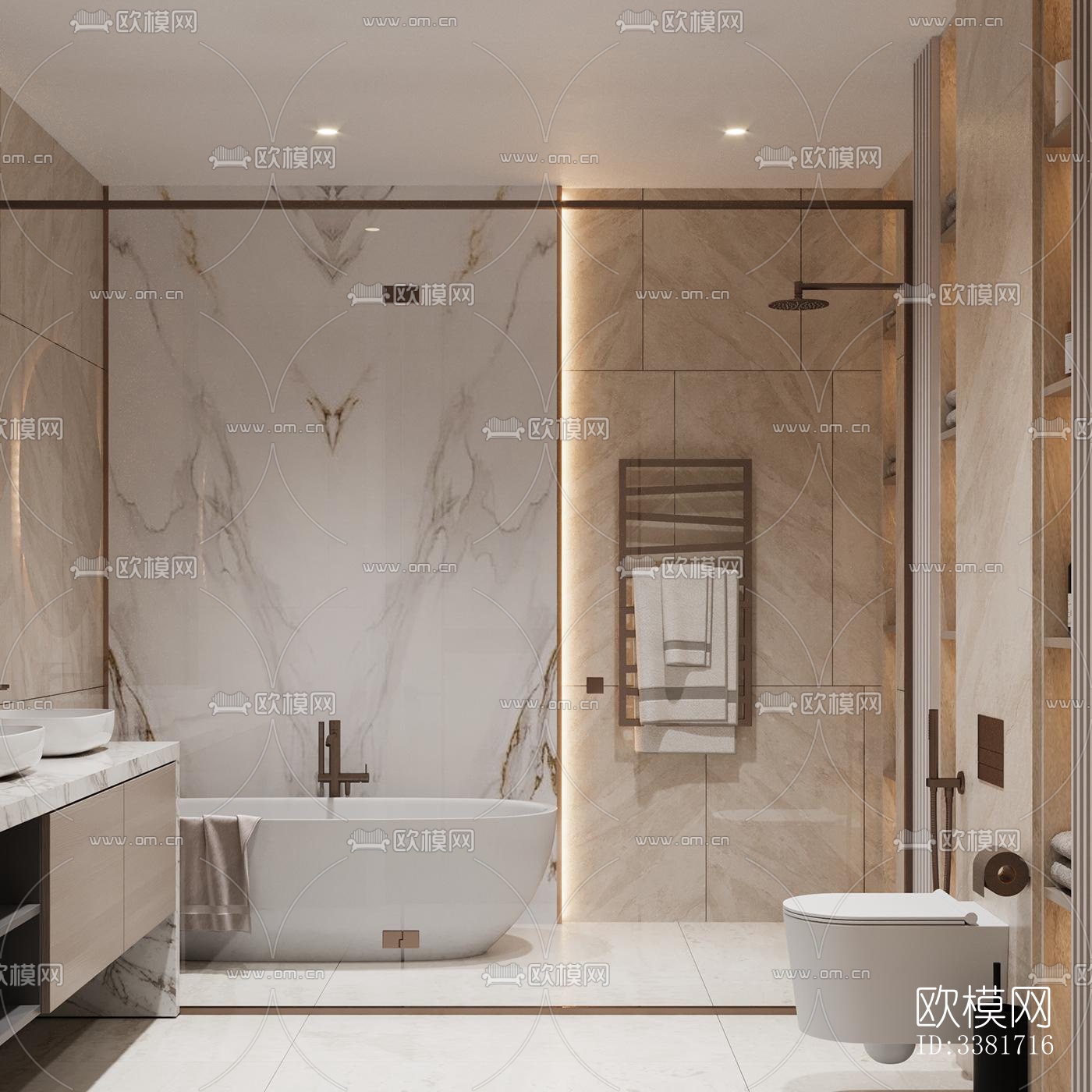 现代别墅效果图下载（渲染图8）