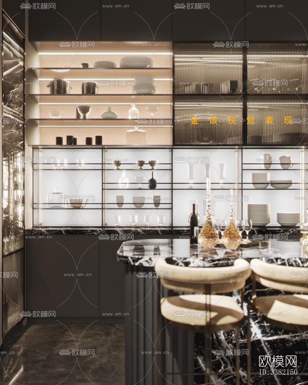 现代别墅效果图下载（渲染图7）