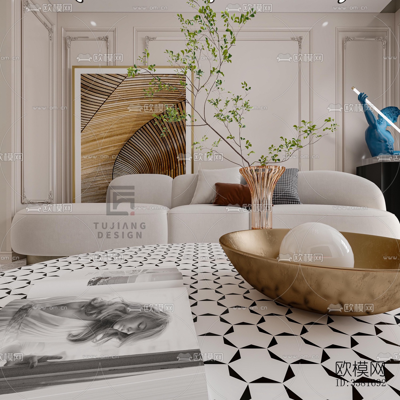 现代别墅效果图下载（渲染图9）