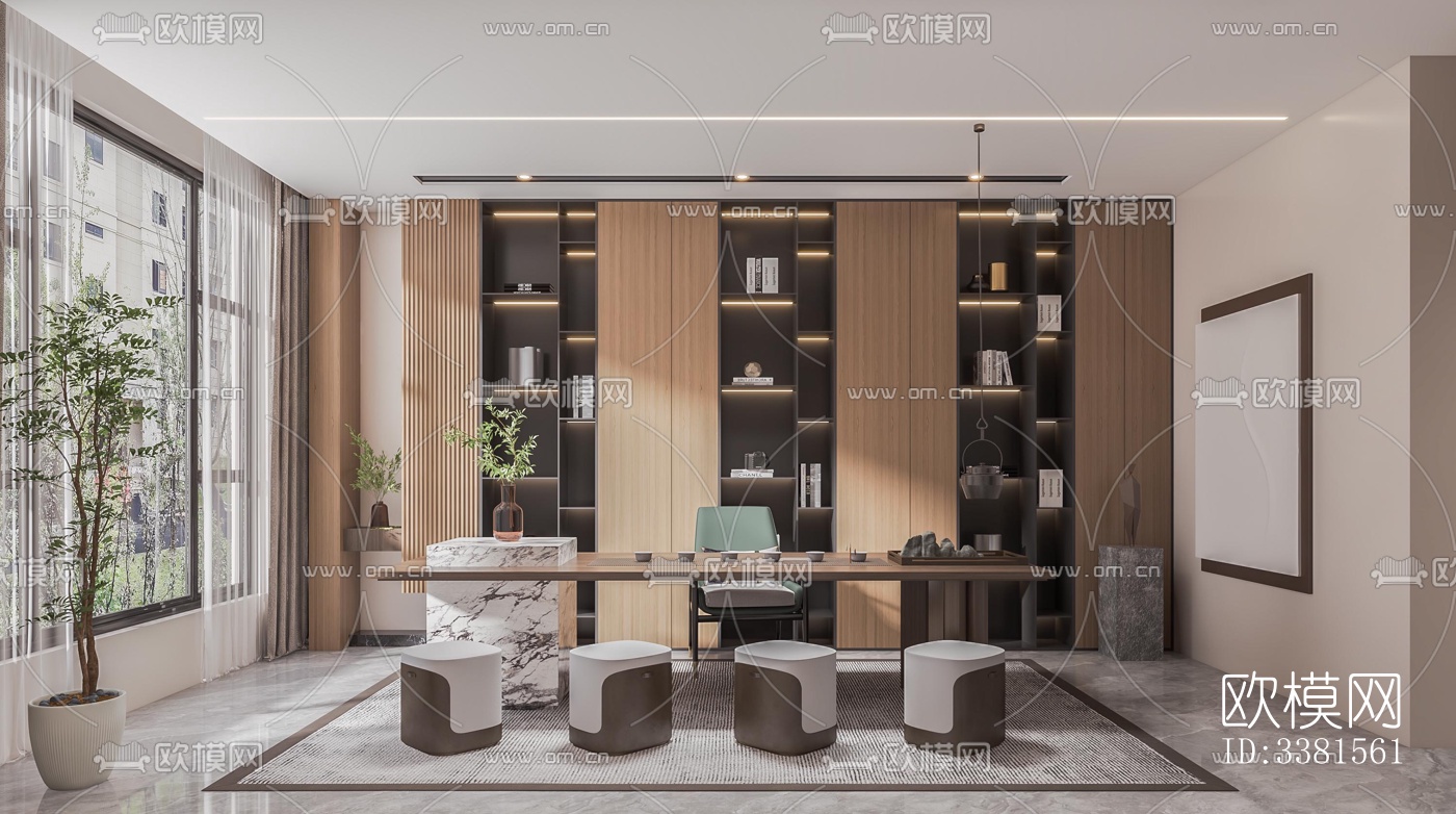 现代别墅效果图下载（渲染图3）