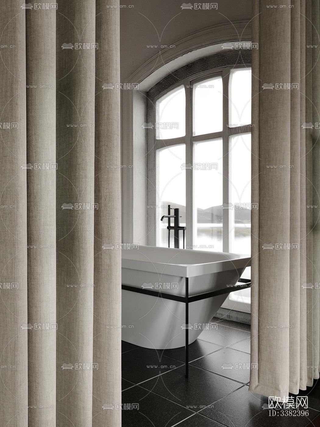 现代别墅效果图下载（渲染图9）