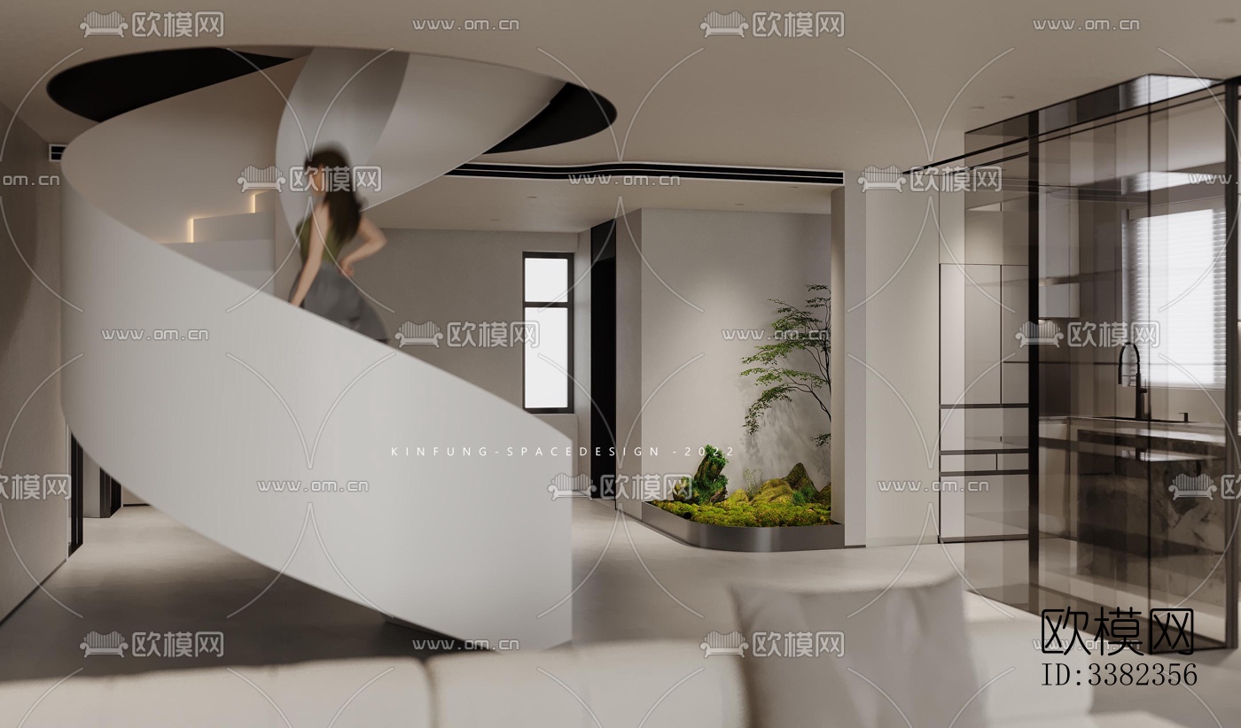 现代别墅效果图下载（渲染图11）