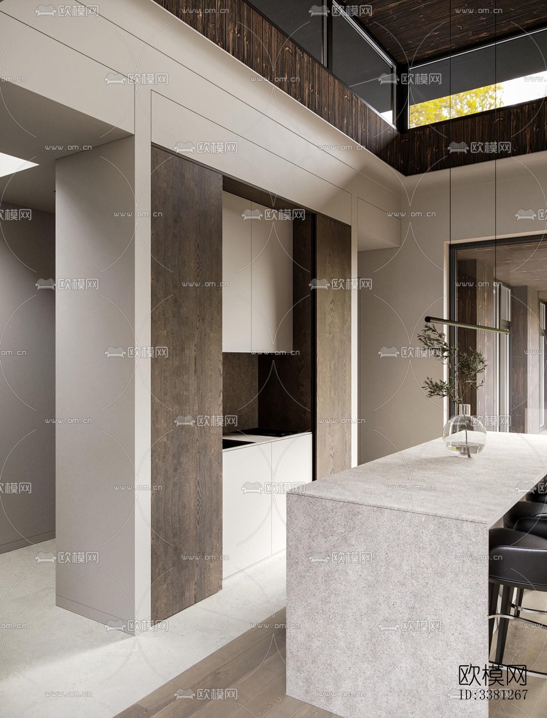 现代别墅效果图下载（渲染图20）