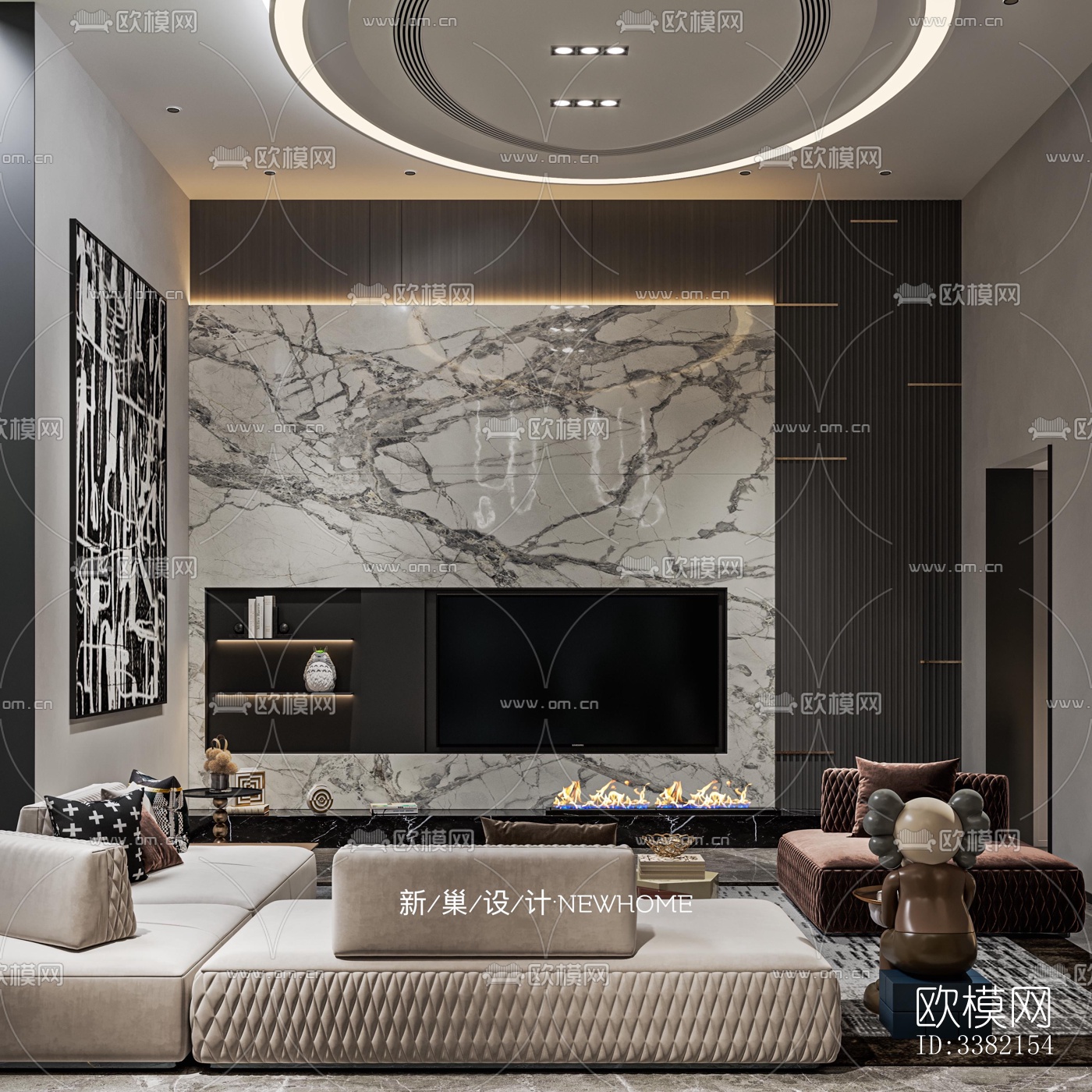 现代别墅效果图下载（渲染图7）