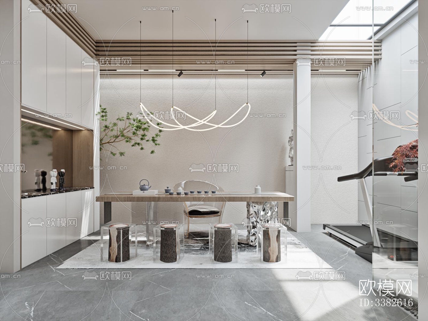 现代别墅效果图下载（渲染图10）