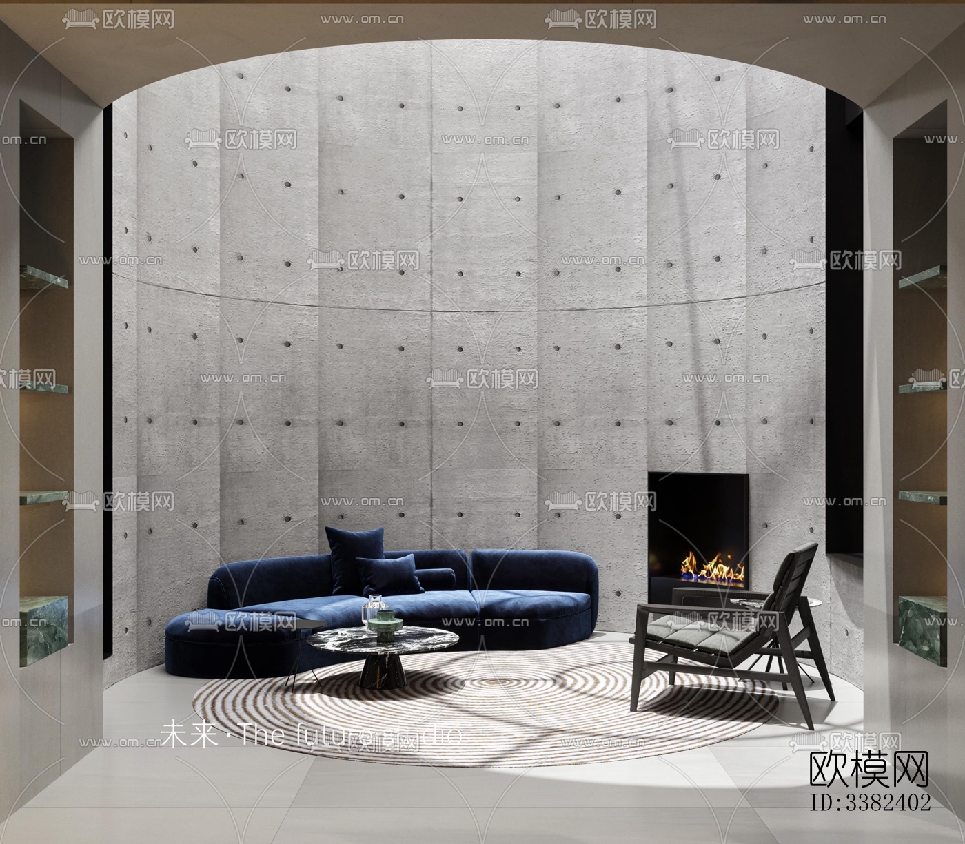 现代别墅效果图下载（渲染图8）