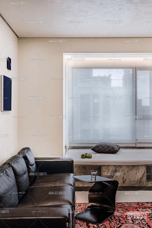 现代大平层效果图下载（渲染图19）