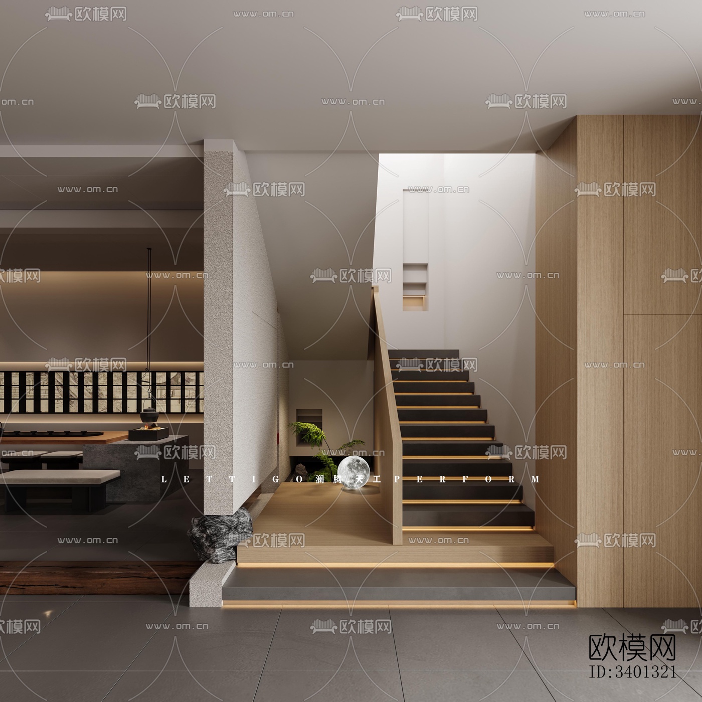 现代别墅效果图下载（渲染图14）