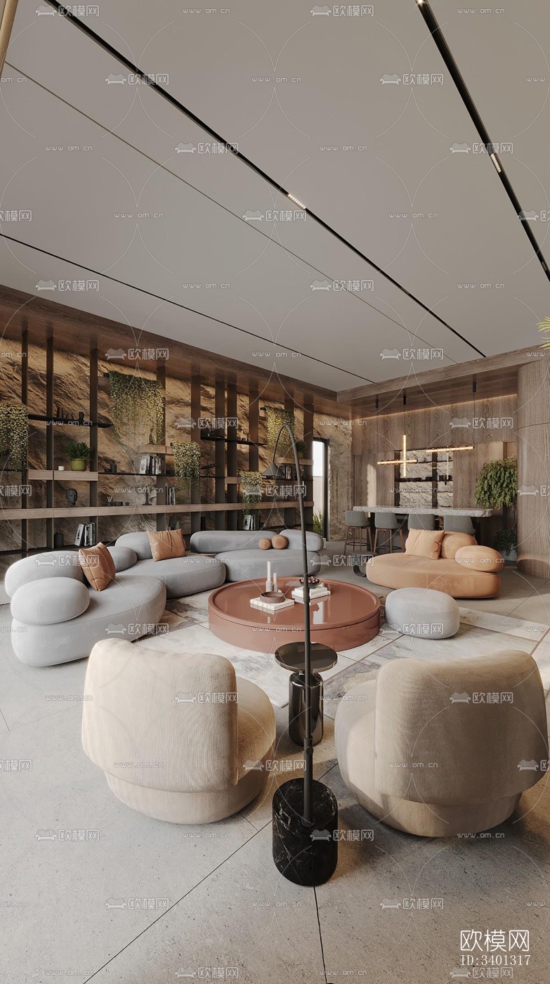 现代别墅效果图下载（渲染图20）