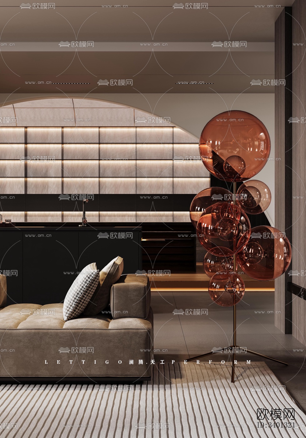 现代别墅效果图下载（渲染图12）