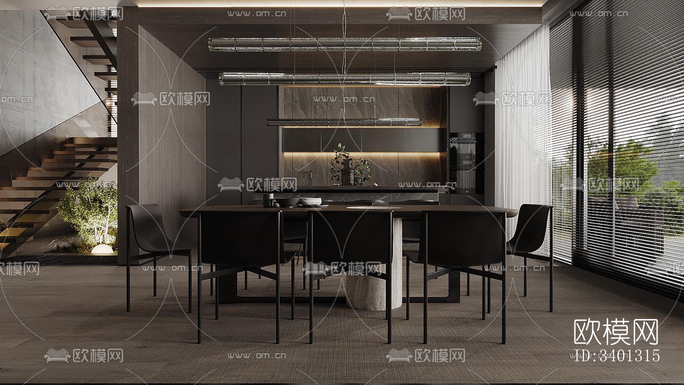 现代别墅效果图下载（渲染图4）