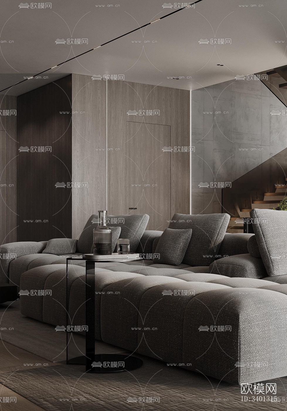 现代别墅效果图下载（渲染图18）