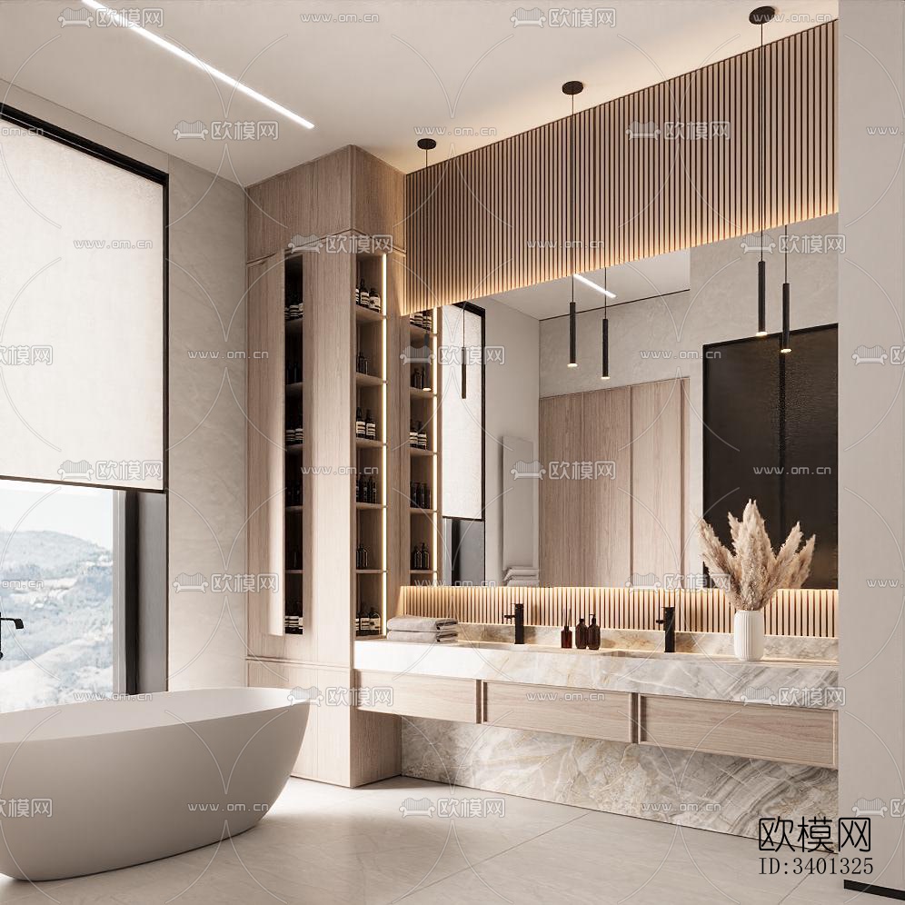 现代别墅效果图下载（渲染图10）