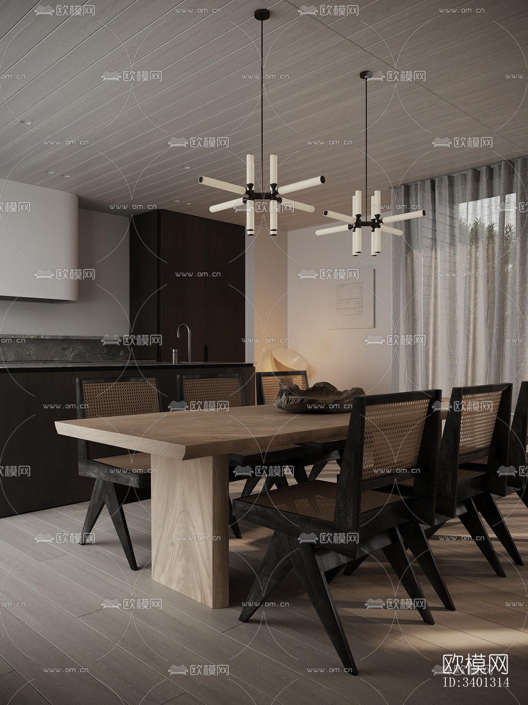 现代别墅效果图下载（渲染图17）