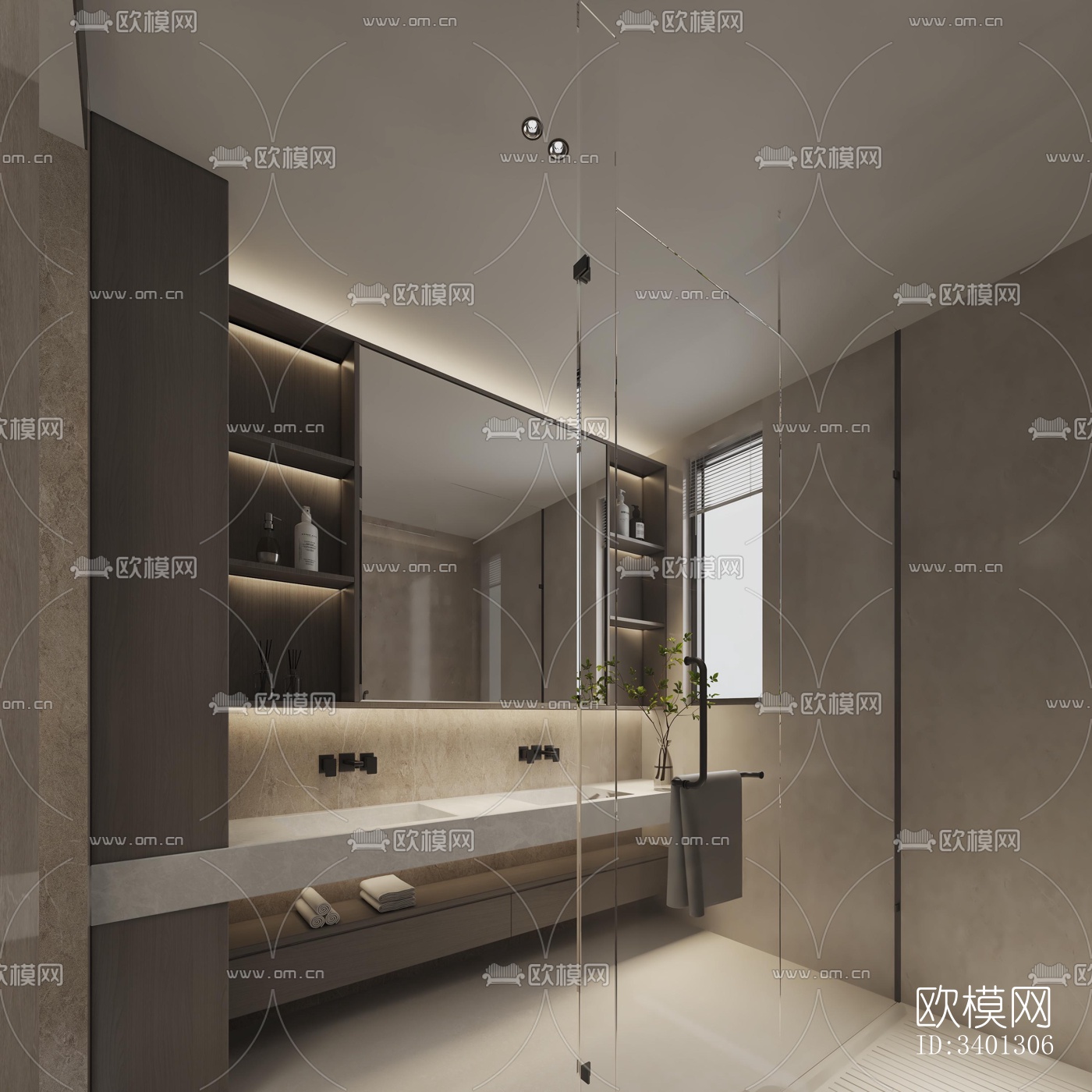 现代别墅效果图下载（渲染图4）