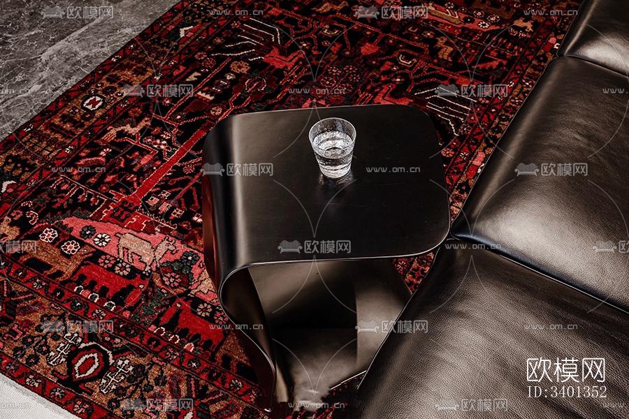 现代大平层效果图下载（渲染图16）