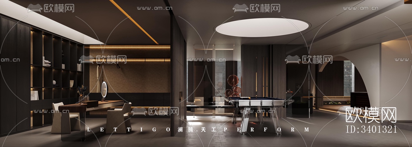 现代别墅效果图下载（渲染图2）