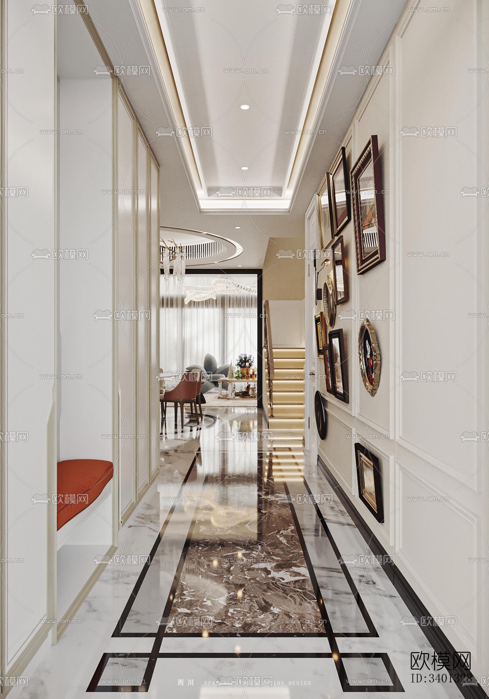 现代别墅效果图下载（渲染图3）