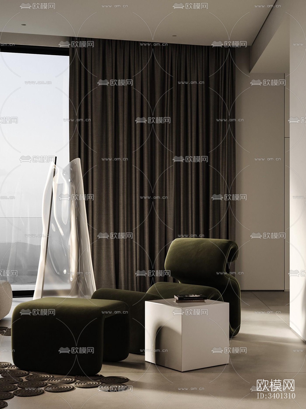 现代别墅效果图下载（渲染图18）