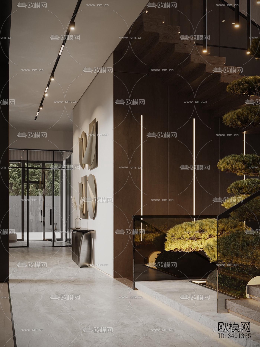 现代别墅效果图下载（渲染图3）