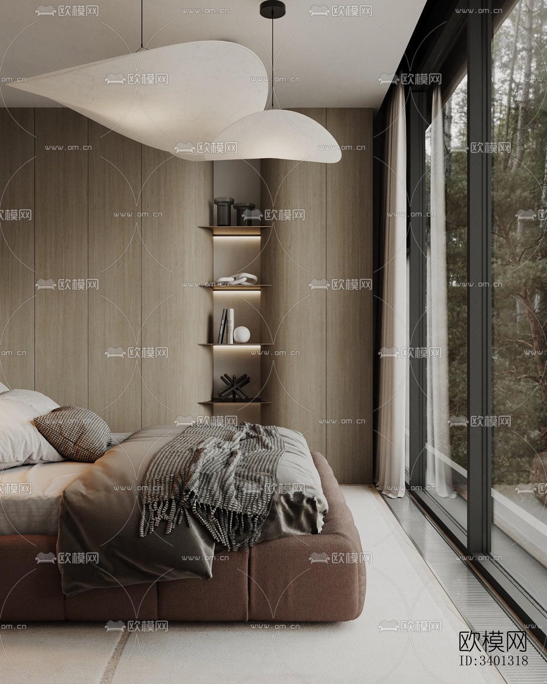 现代别墅效果图下载（渲染图8）