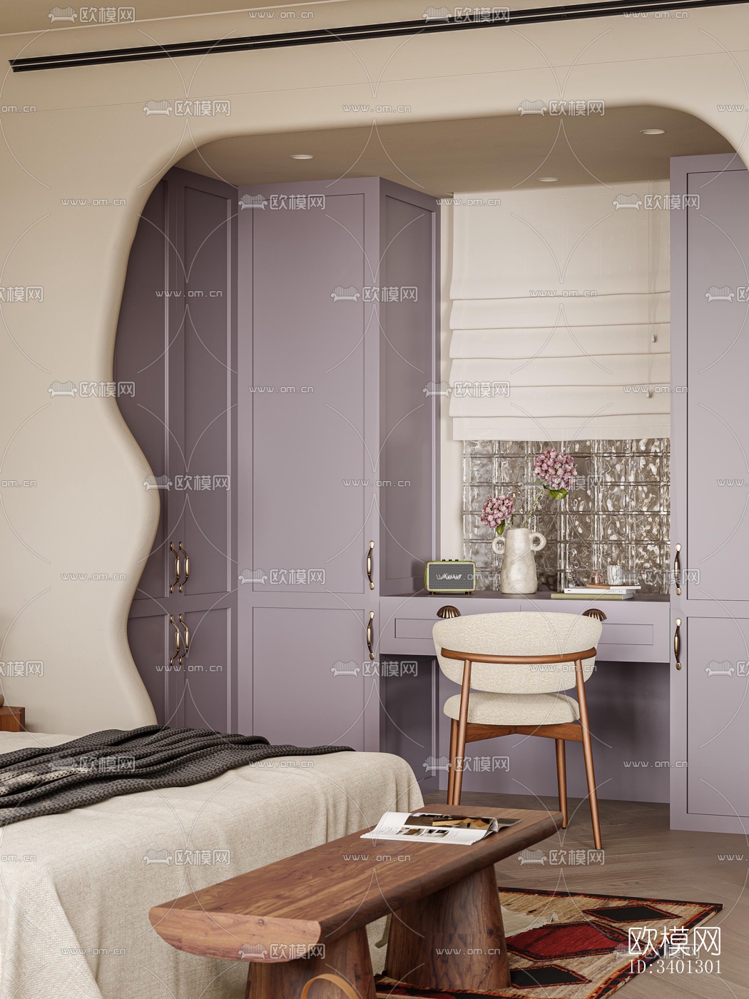 中古风别墅效果图下载（渲染图7）