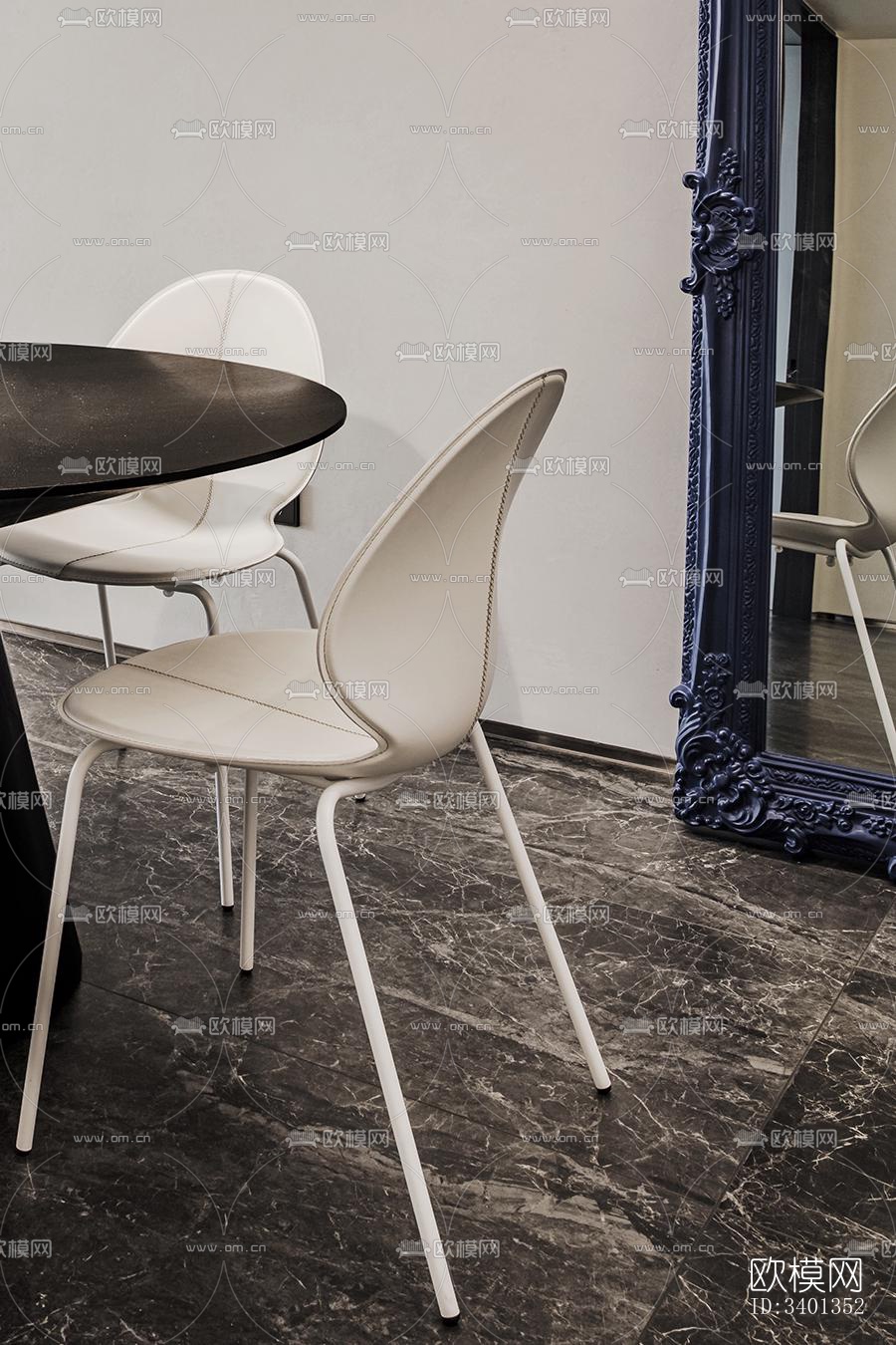 现代大平层效果图下载（渲染图17）