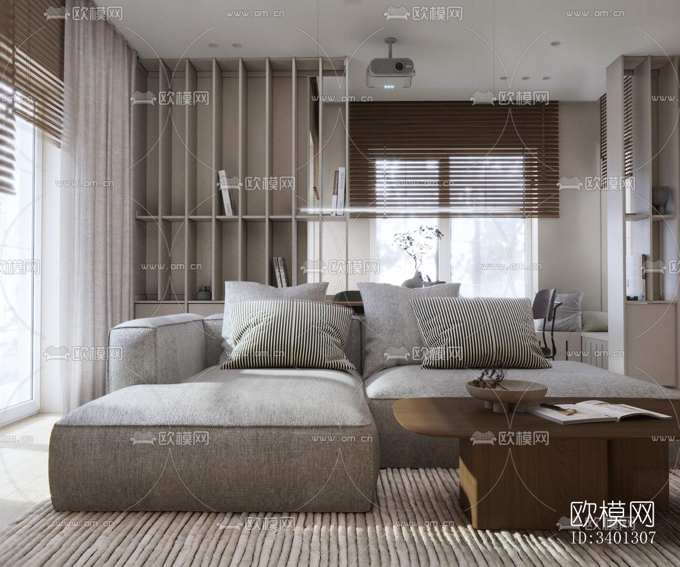 现代别墅效果图下载（渲染图1）