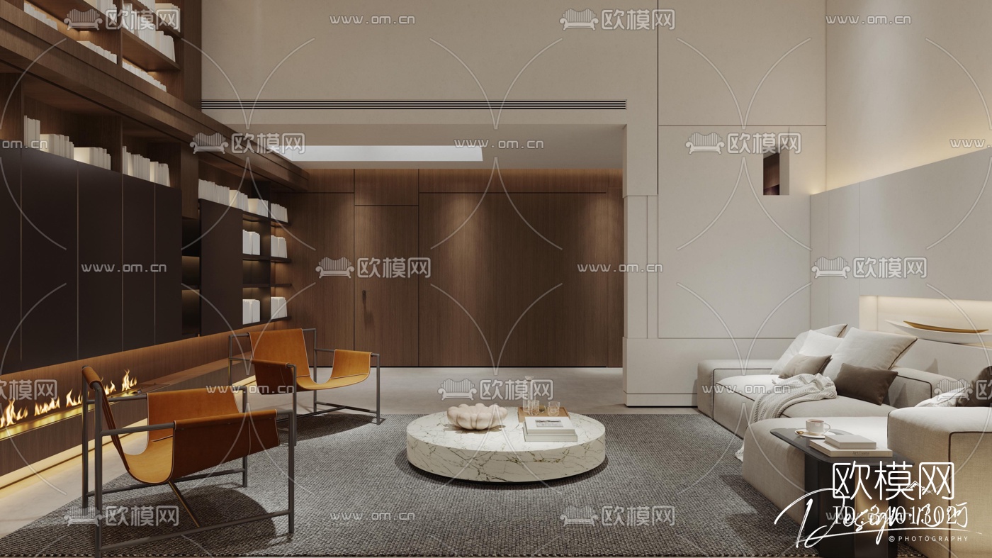 现代别墅效果图下载（渲染图3）