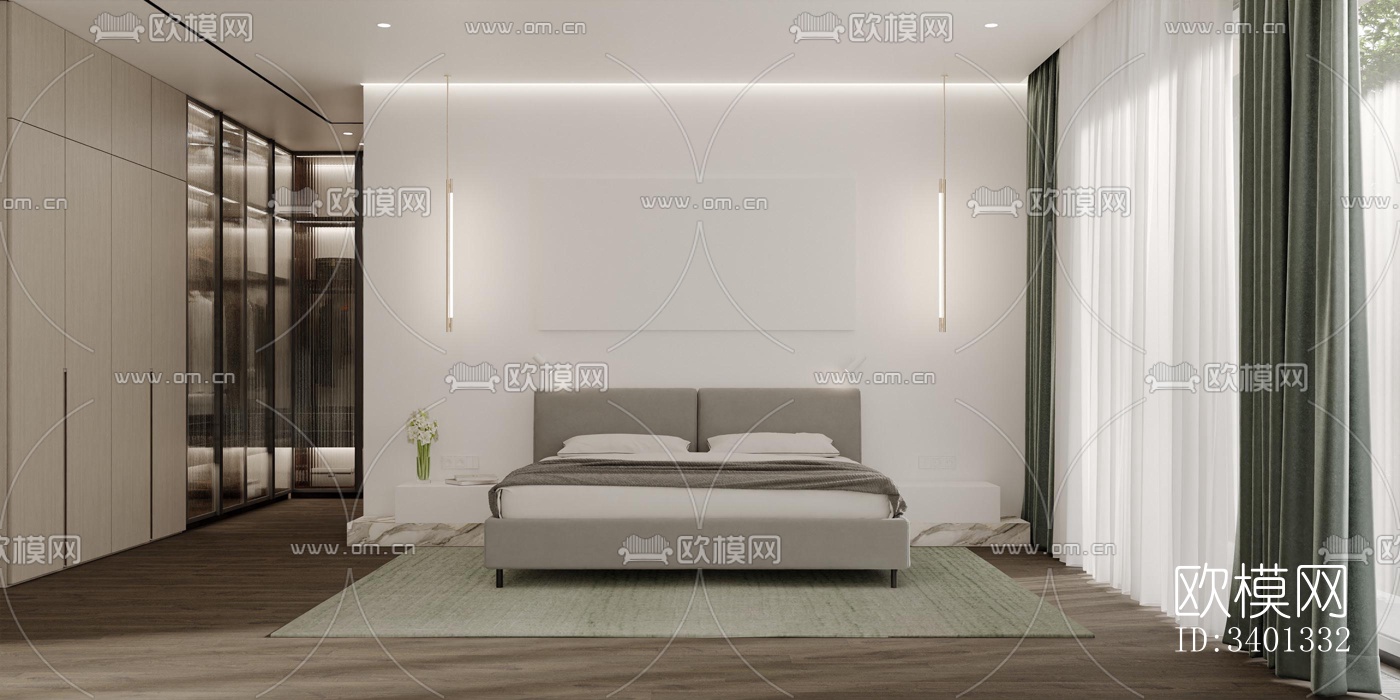 现代别墅效果图下载（渲染图3）