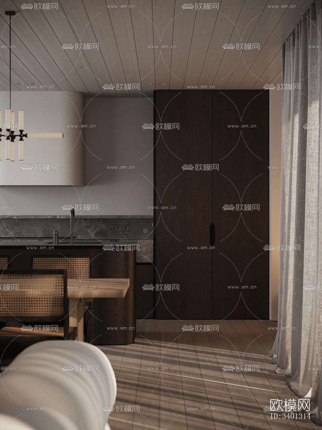 现代别墅效果图下载（渲染图16）