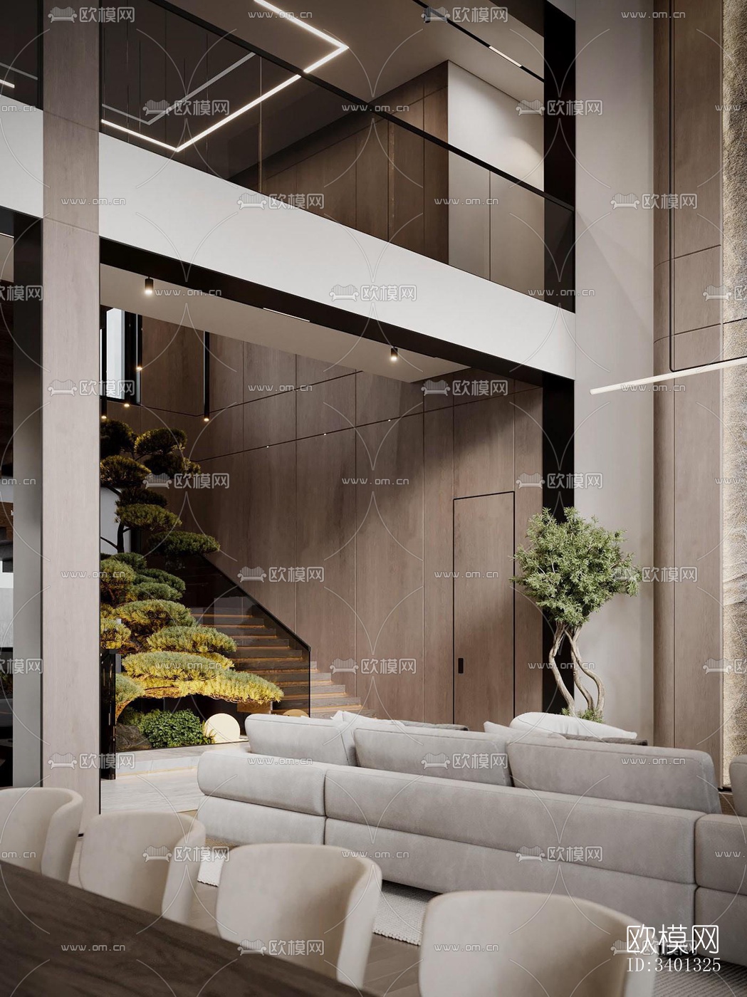 现代别墅效果图下载（渲染图16）