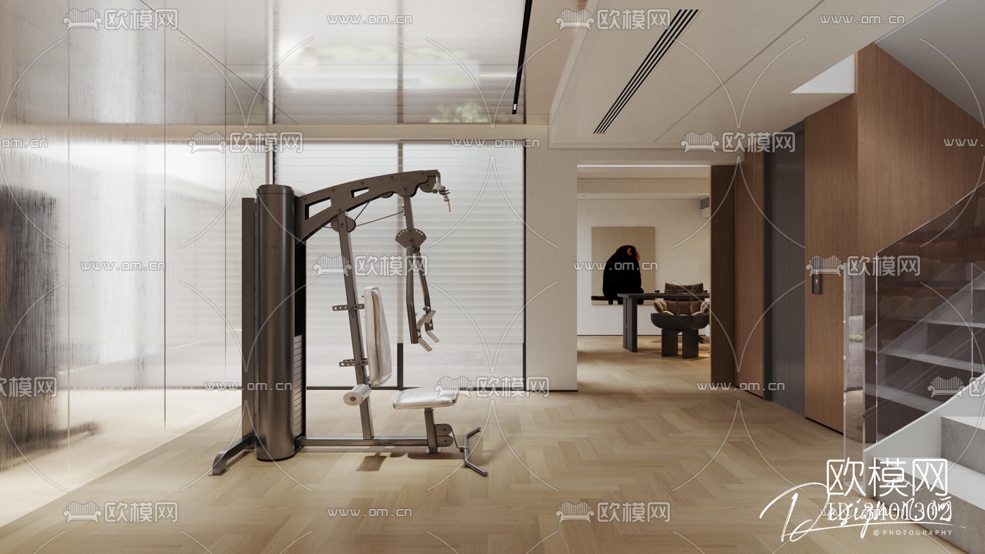 现代别墅效果图下载（渲染图13）